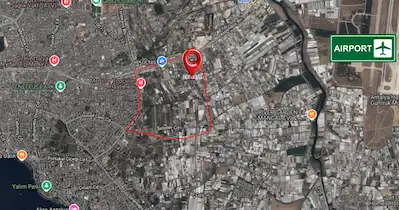 CELAL ÇETIN'DEN KIRCAMII'DE 1309M2 HISSELI ARSA