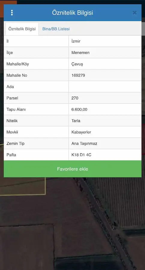 MENEMEN ÇAVUŞKÖY MAHALLESINDE 6.600 M2 YATIRIMA UYGUN TARLA- YOLU AÇIK VE ULAŞIMI KOLAY