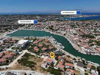 DALYAN MARINA MANZARALI, ÖZEL HAVUZLU, 4+1 LÜKS VILLA