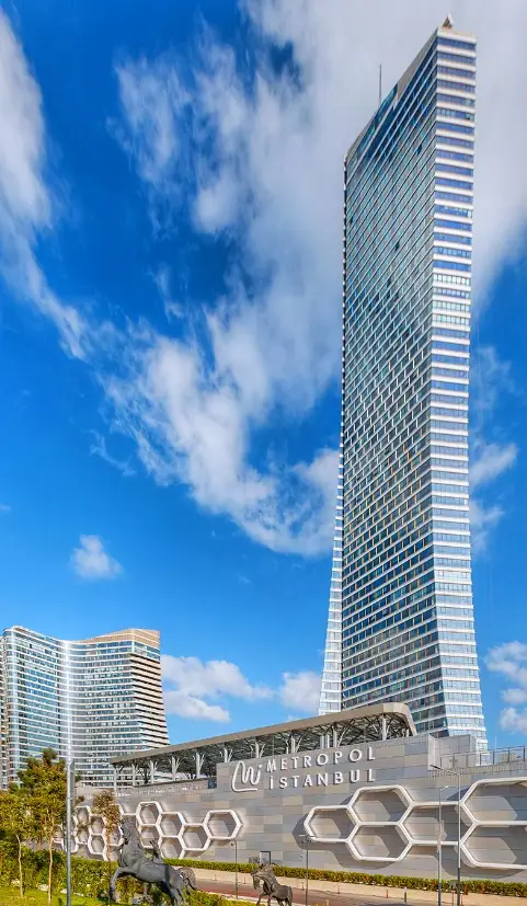 METROPOL İSTANBULDA 3+1 BALKONLU EŞYALI SATILIK DAİRE