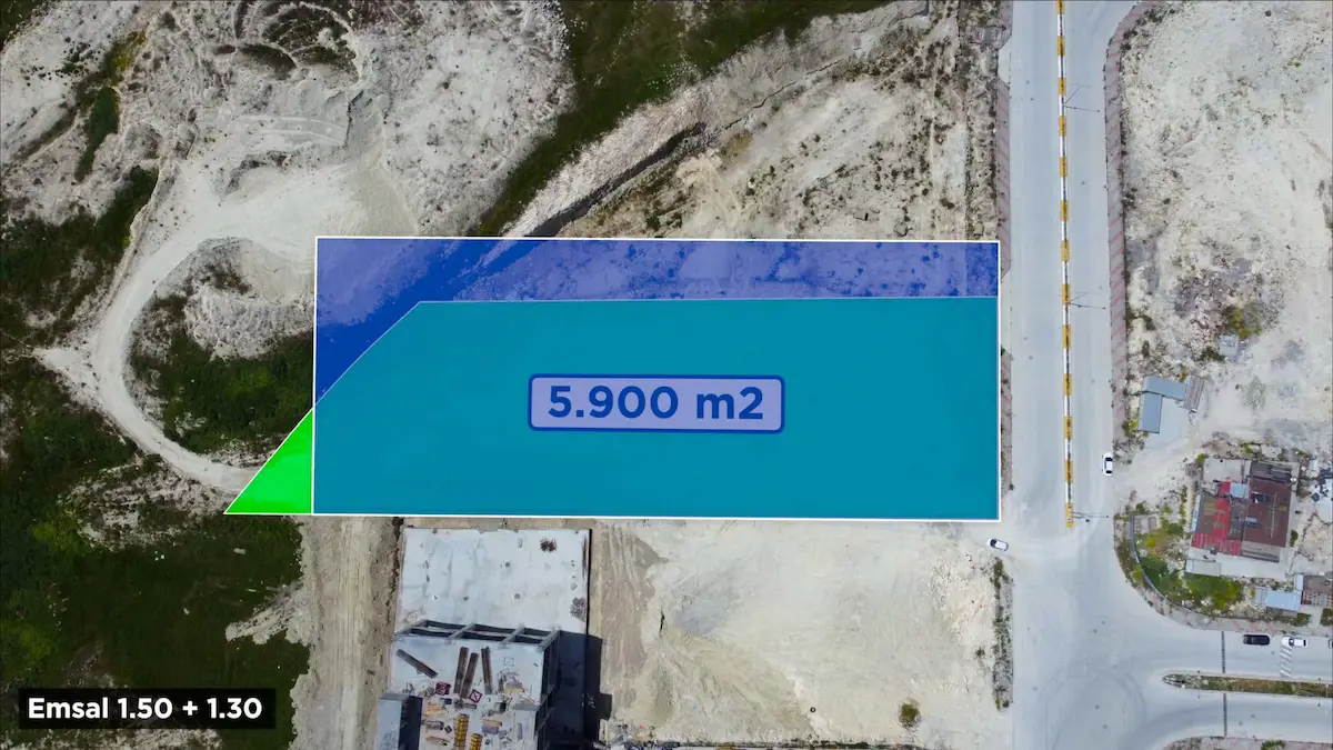 DELİKLİKAYA ASKOOP KOOPERATİFİ'NDE 5.900M² SATILIK SANAYI IMARLI 