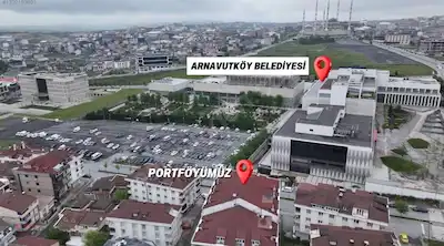 ARNAVUTKÖY BELEDİYESİ'NE CEPHELİ CADDE CEPHE 190M² DÜZ AYAK GİRİŞ