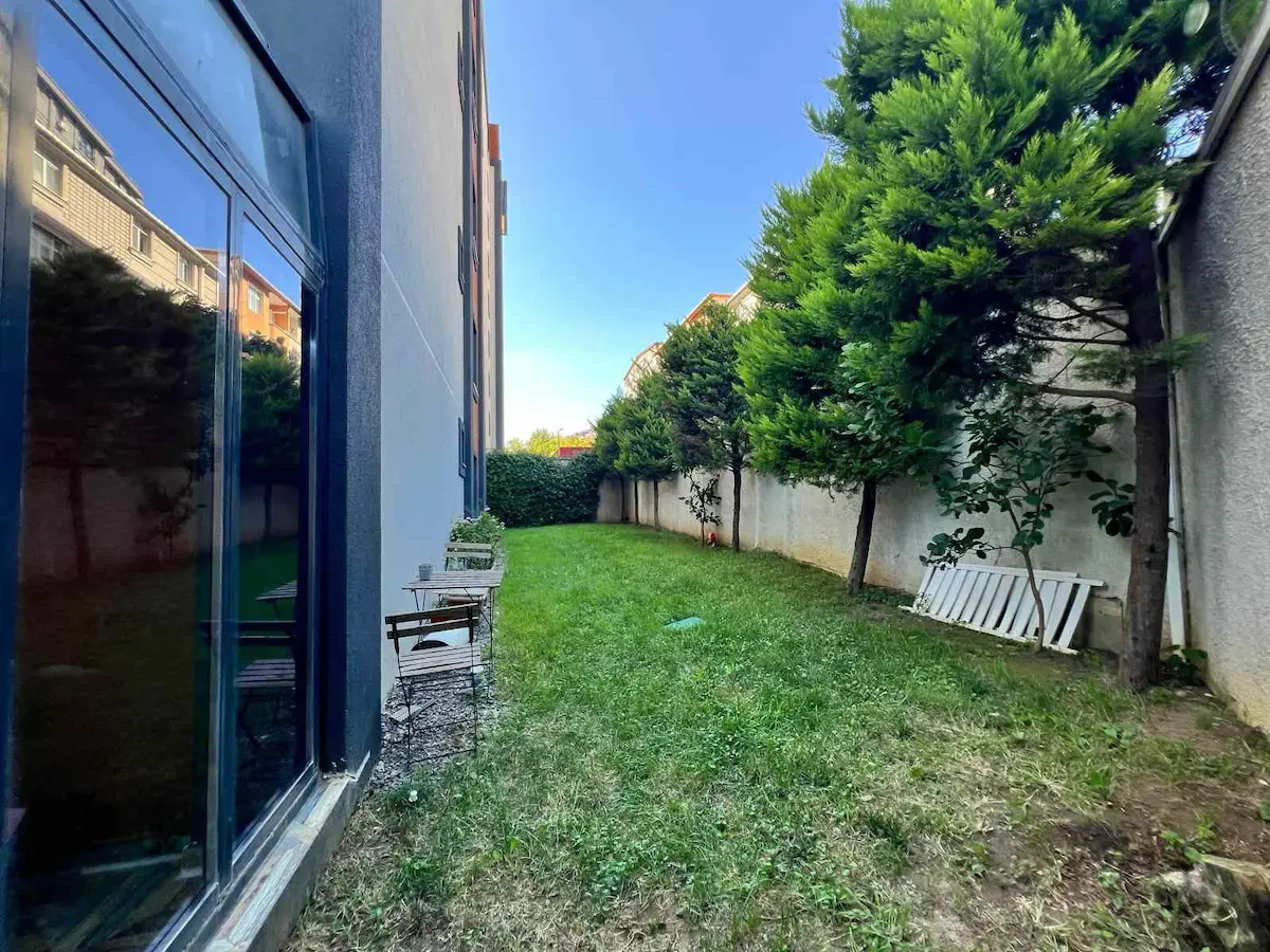 4+1 BAHÇE KATI, MASRAFSIZ BAKIMLI SATILIK MANZARA 7/24 SİTESİ