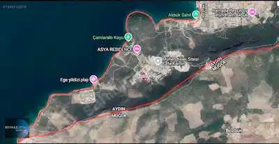 AKBÜK ÇUKUR MEVKII DENIZ MANZARALI ARSA